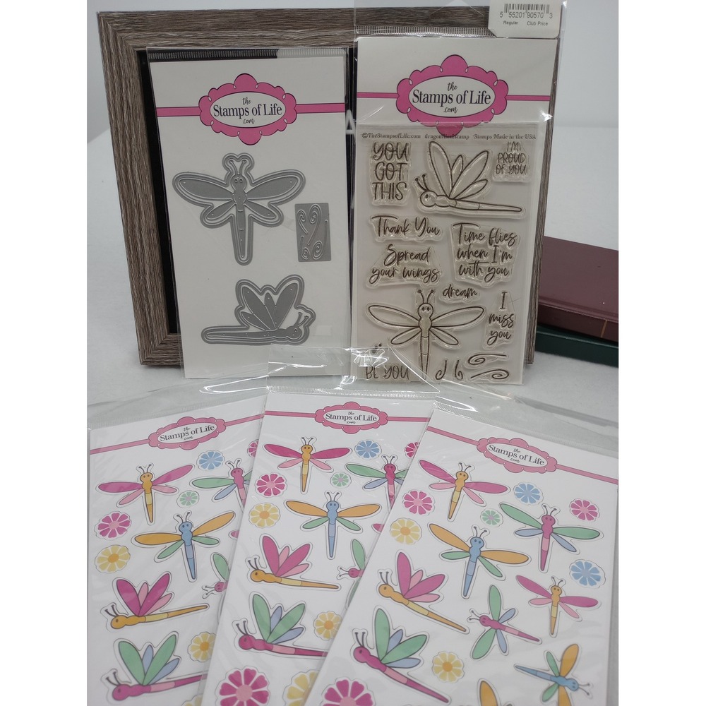 The Stamps of Life Dragonfly Stamp Die Chipboard Bundle dragonflies2stamp